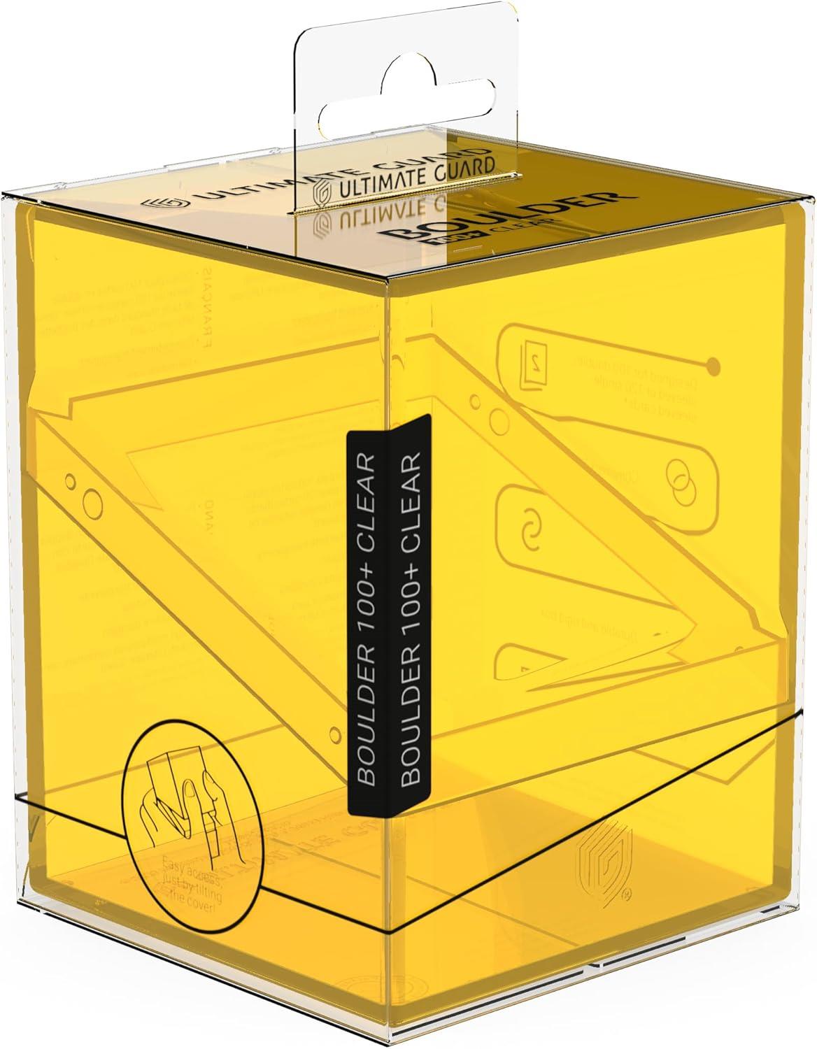 Ultimate Guard Deck Case - Boulder 100+ Clear - Amber