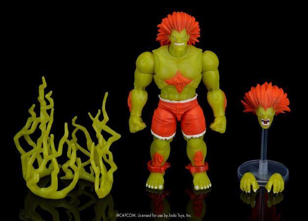 Ultra Street Fighter II Blanka Glow-in-the-Dark 6-Inch Scale Action Figure - Entertainment Earth Exclusive by Jada Toys