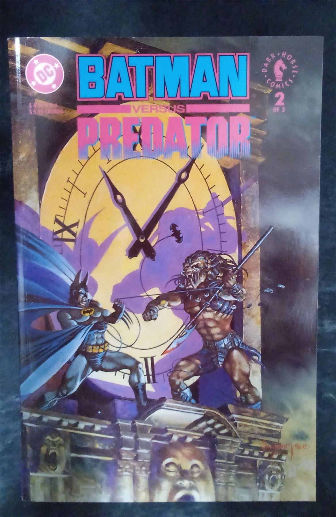 Batman versus Predator [Regular] #2 Variant Cover 1992  Comic Book