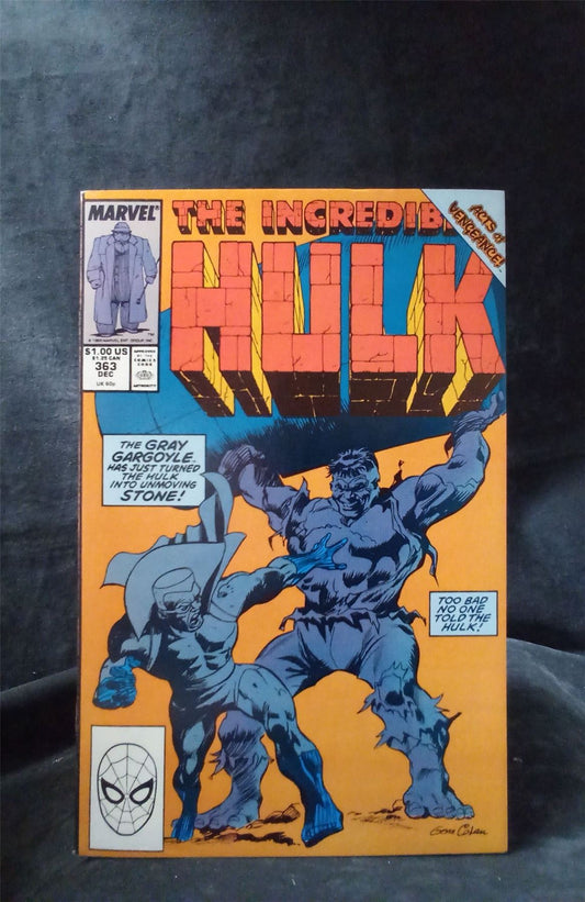 The Incredible Hulk #363 1989 Marvel Comics Comic Book