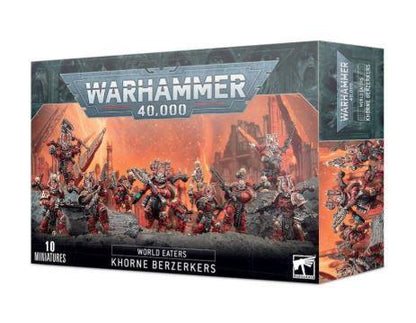 Warhammer 40k- World Eaters: Khorne Berzerkers 43-10 by Games Workshop