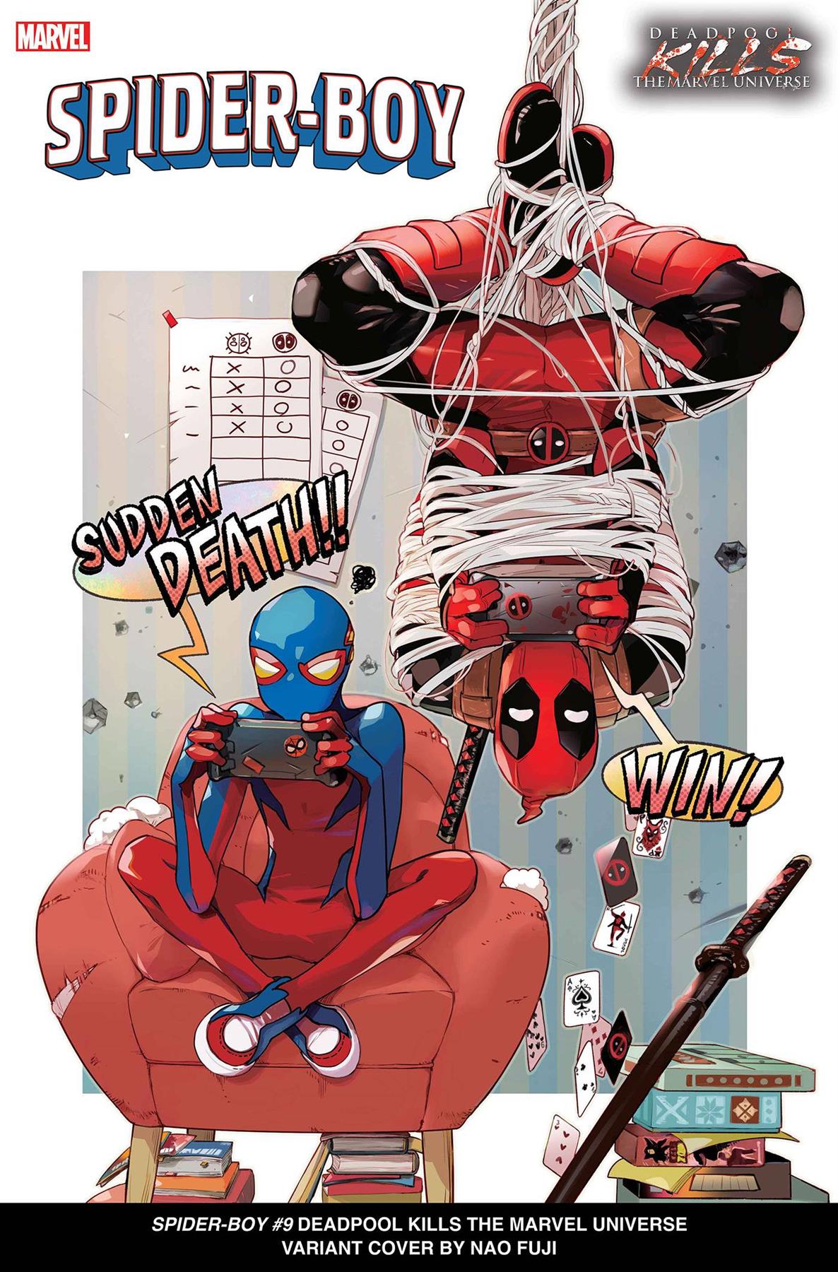 Spider-boy #9 Nao Fuji Deadpool Kills Marvel Universe Var Nao Fuji Deadpool Kills Marvel Universe Var Marvel Prh Comic Book 2024