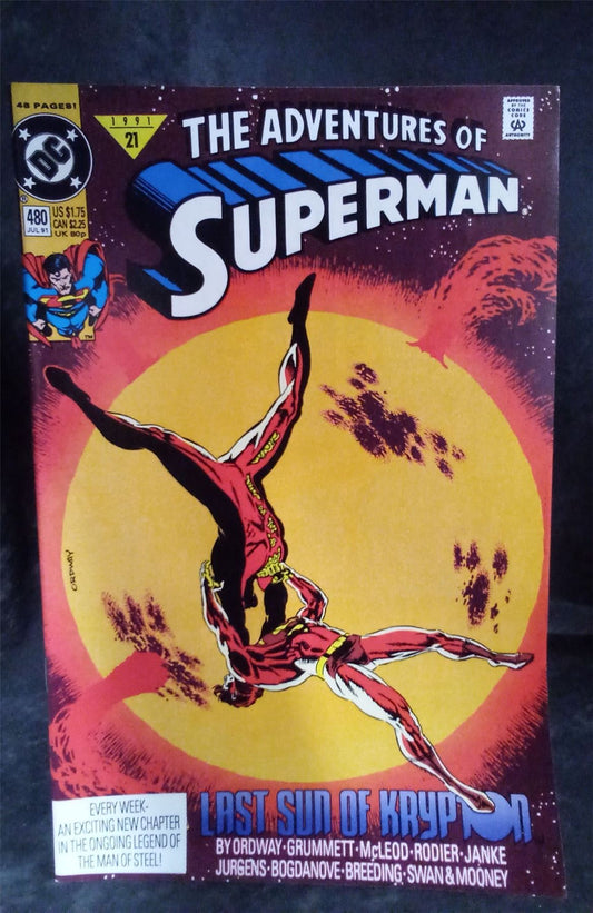 Adventures of Superman #480 1991 DC Comics Comic Book