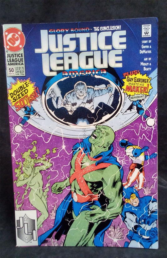 Justice League America #50 1991 DC Comics Comic Book