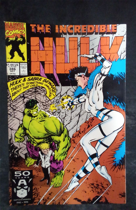 The Incredible Hulk #386 1991 Marvel Comic Book