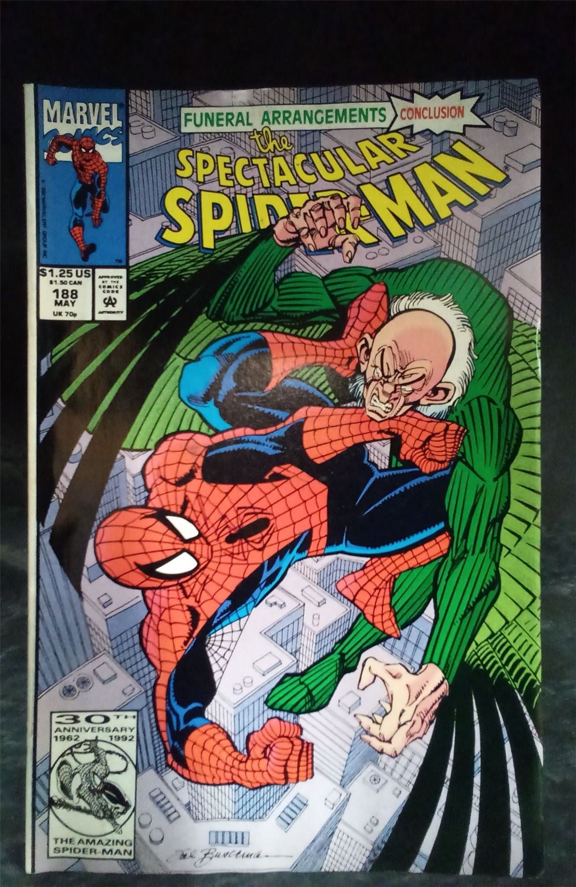 The Spectacular Spider-Man #188 1992 Marvel Comic Book