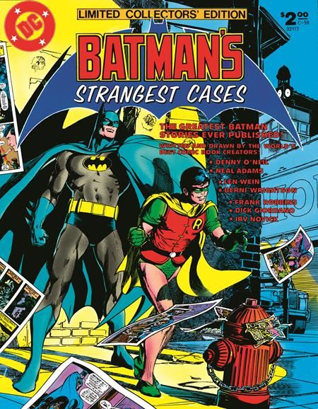 Limited Collectors Edition #59 Batmans Strangest Cases Facsimile Edition Cvr A Neal Adams & Bernie Wrightson  DC Comics Comic Book