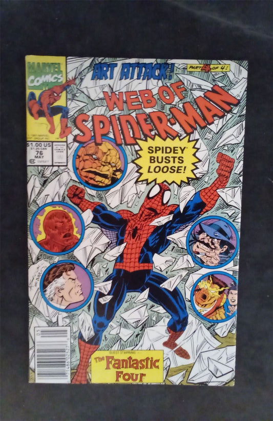 Web of Spider-Man #76 1991 marvel Comic Book