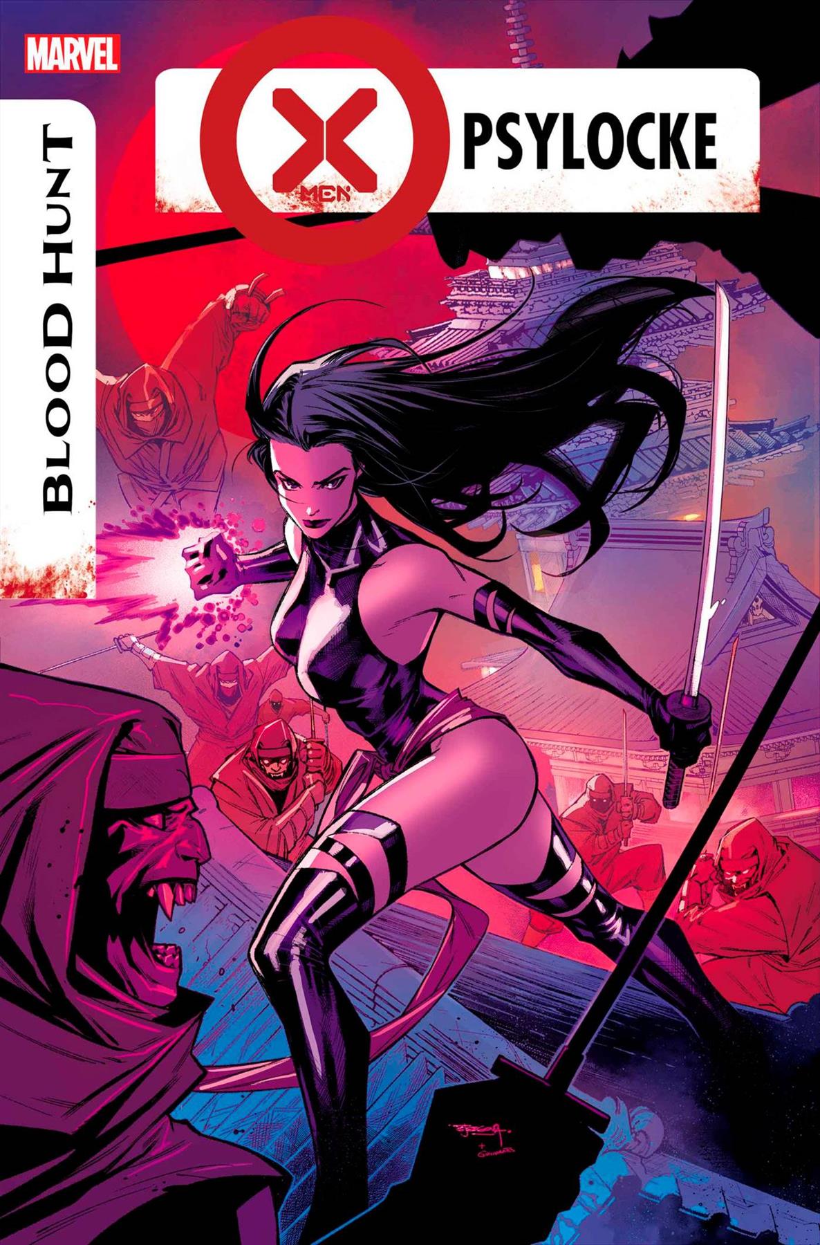 X-men Blood Hunt Psylocke #1 Marvel Prh Comic Book