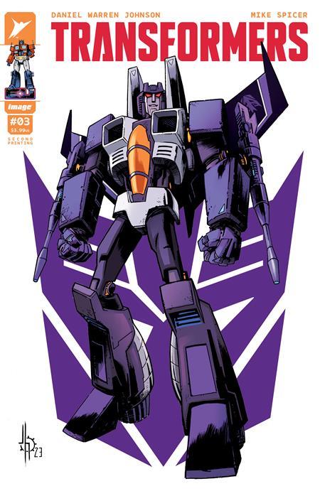 Transformers #3 Second Printing Cvr A Jason Howard Image Comics Comic Book