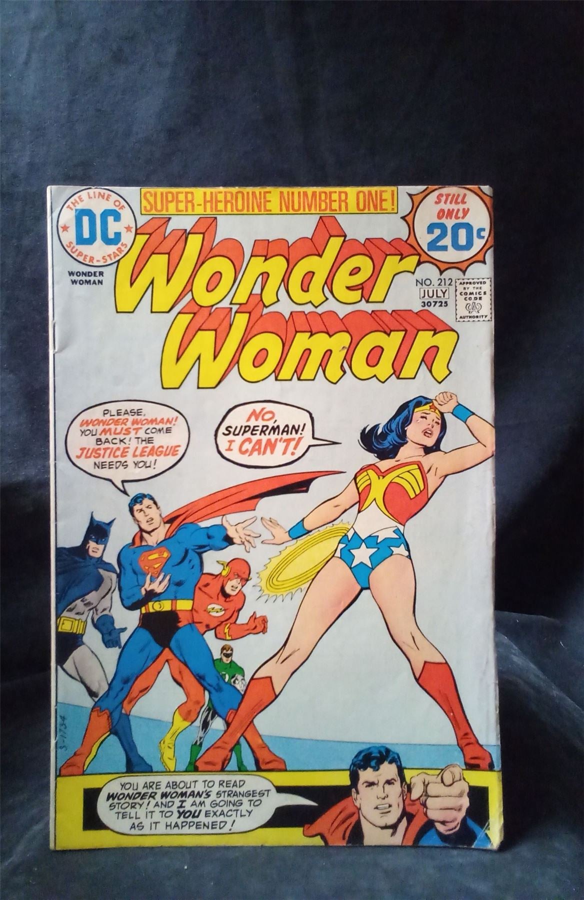 Wonder Woman #212 1974 DC Comics Comic Book