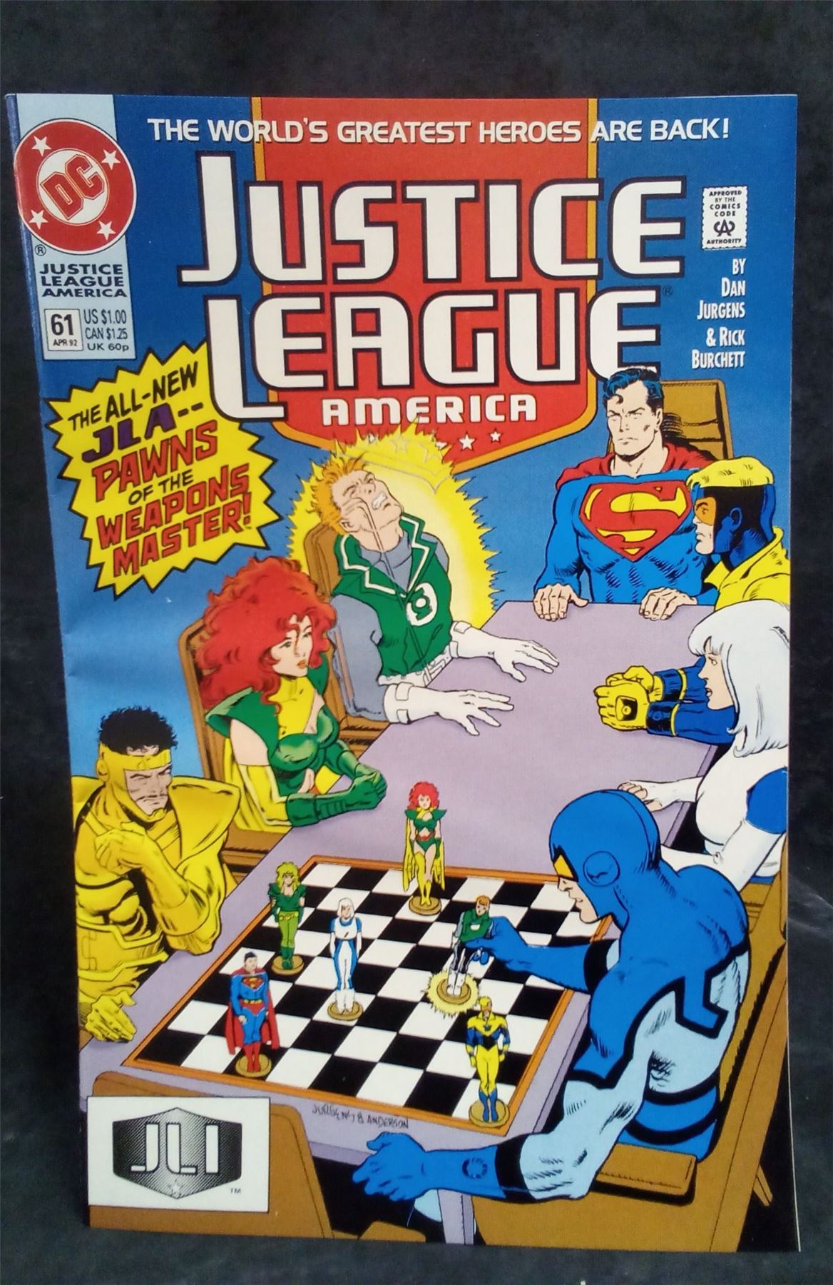 Justice League America #61 1992 DC Comics Comic Book