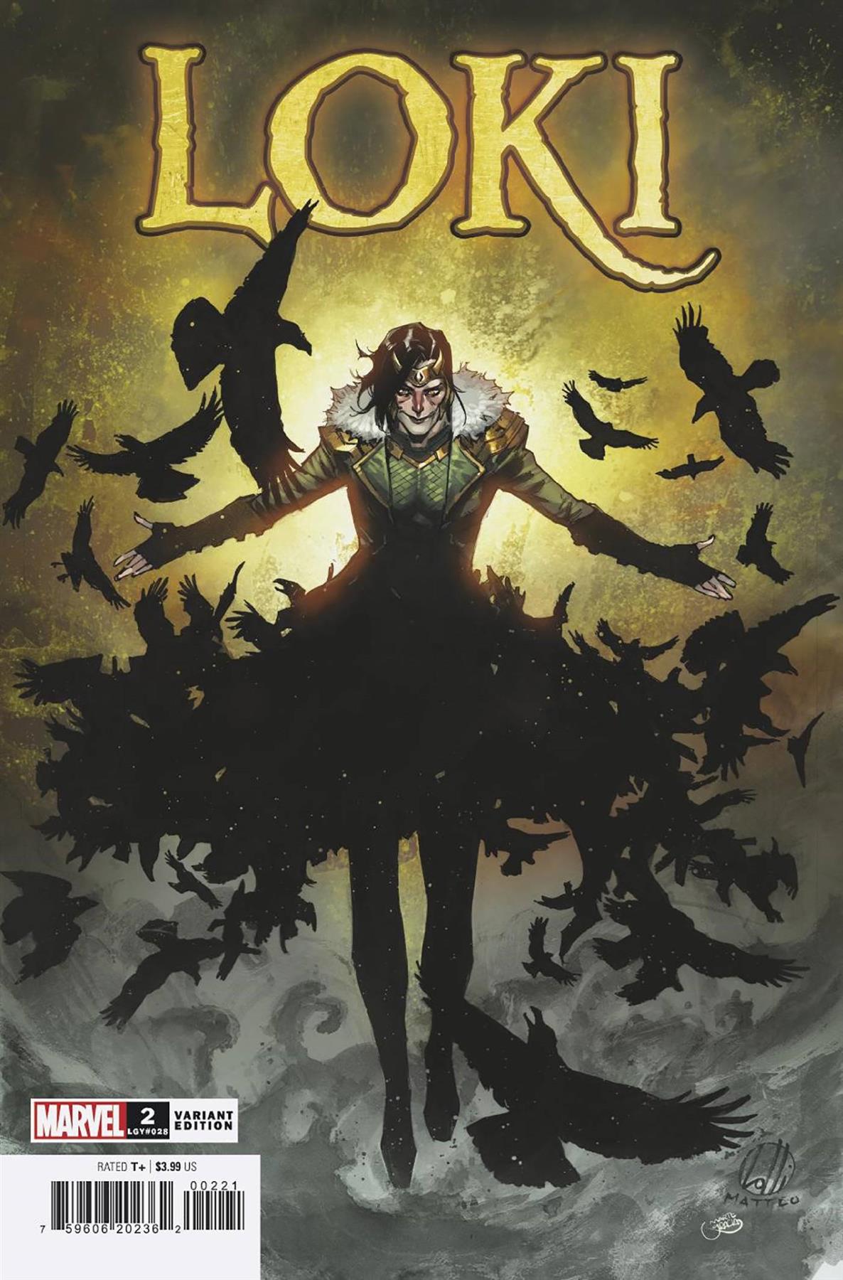 Loki #2 (Matteo Lolli Var) Marvel Prh Comic Book 2023