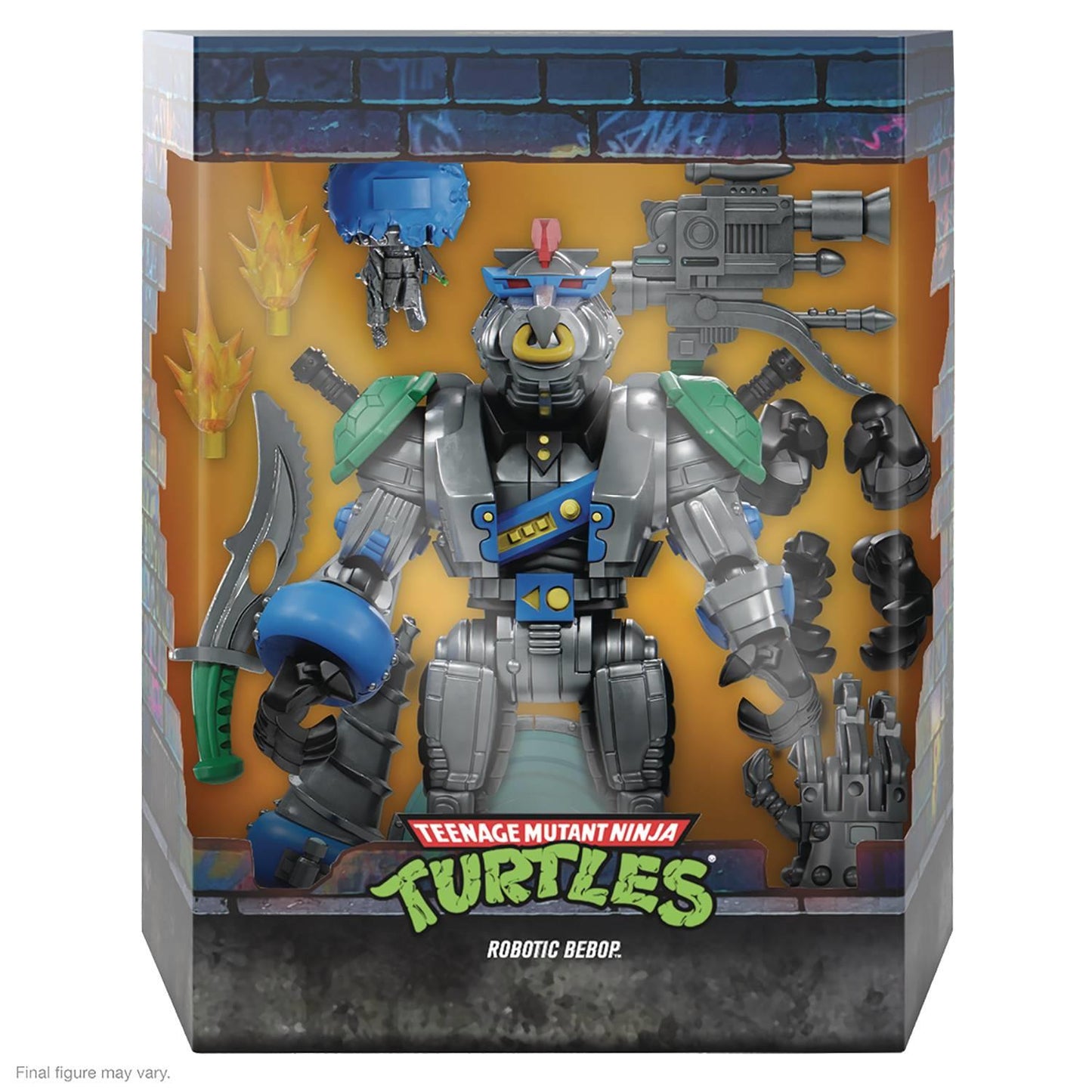 Tmnt Ultimates W7 Robot Bebop Action Figure