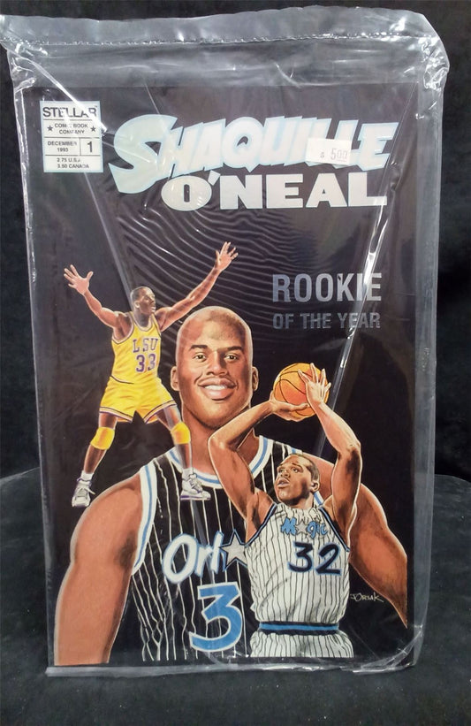 Shaquille O'Neal: Rookie of the Year #1Silver Foil Var Stellar Graphics Comic  Comic Book