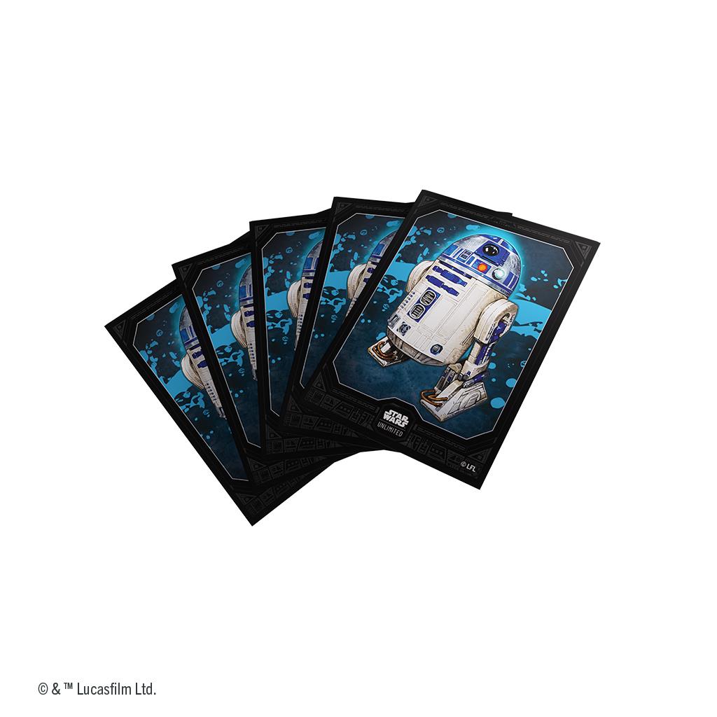 Star Wars Unlimited Premium Art Sleeve: R2-D2 60 Standard By Gamegenic