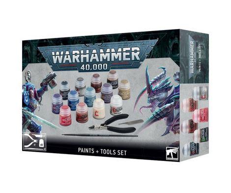 Warhammer 40k- Paints + Tools Set 60-12 by Games Workshop