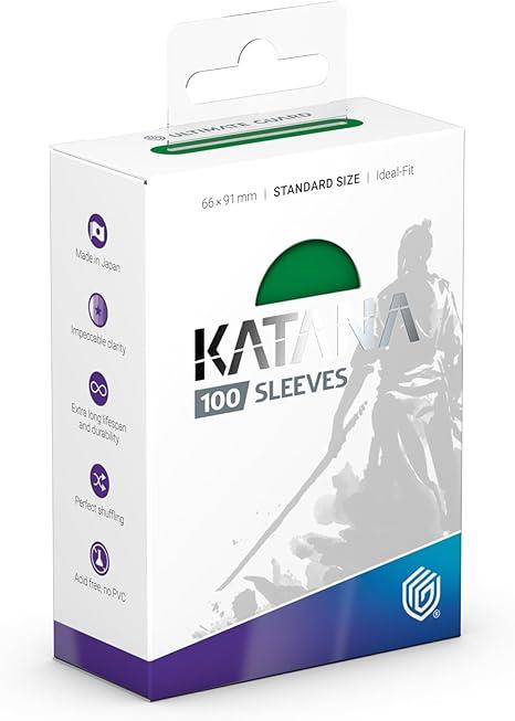Ultimate Guard Katana Sleeves - Standard Size Jade garden