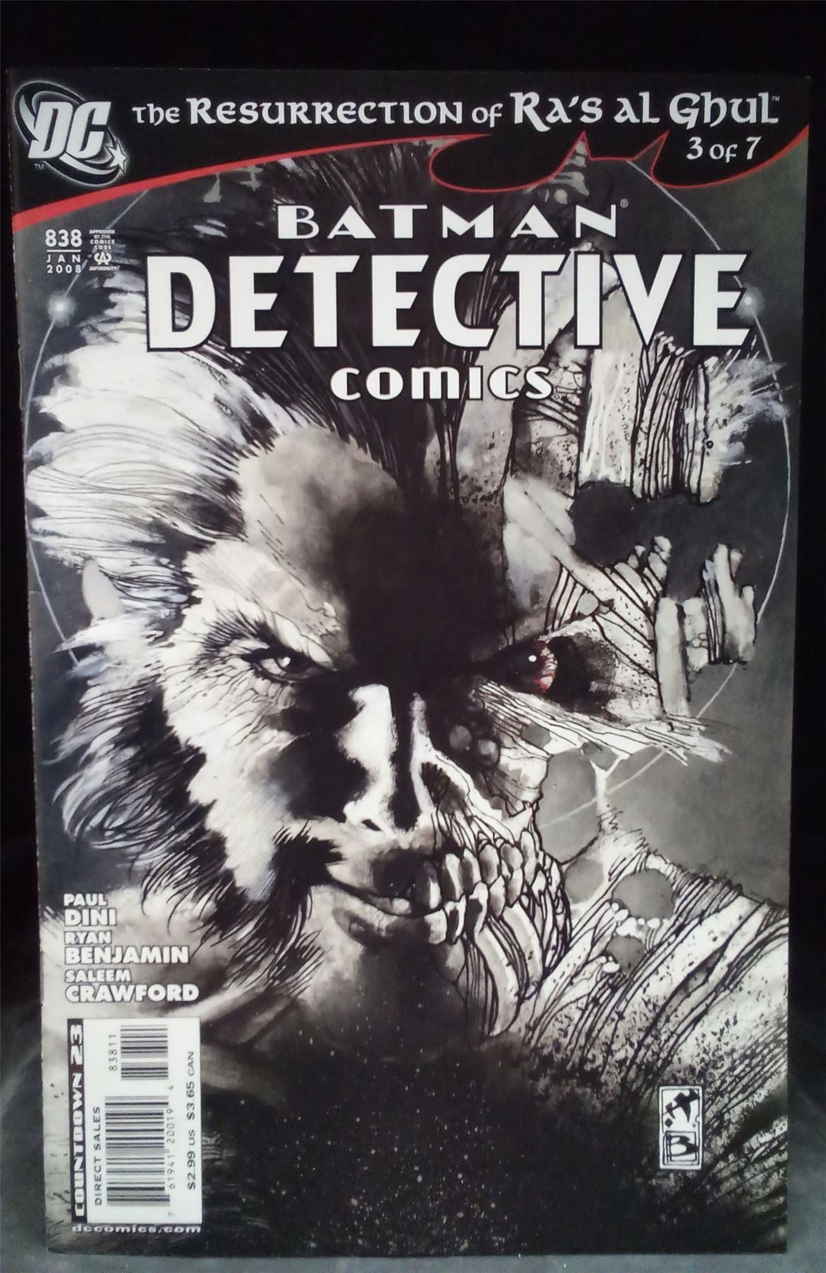 DetEC  Comicstive Comics #838 2008 DC  Comics Comic Book
