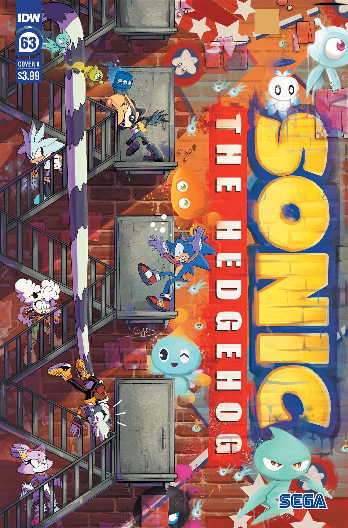 Sonic The Hedgehog #63 Cvr A Dutreix Idw-prh Comic Book