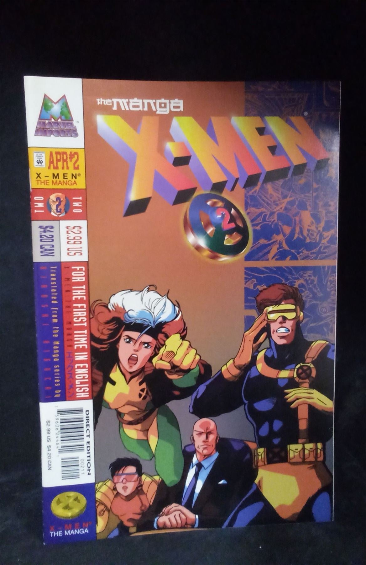 X-Men: The Manga #2 1998 Marvel Comics Comic Book