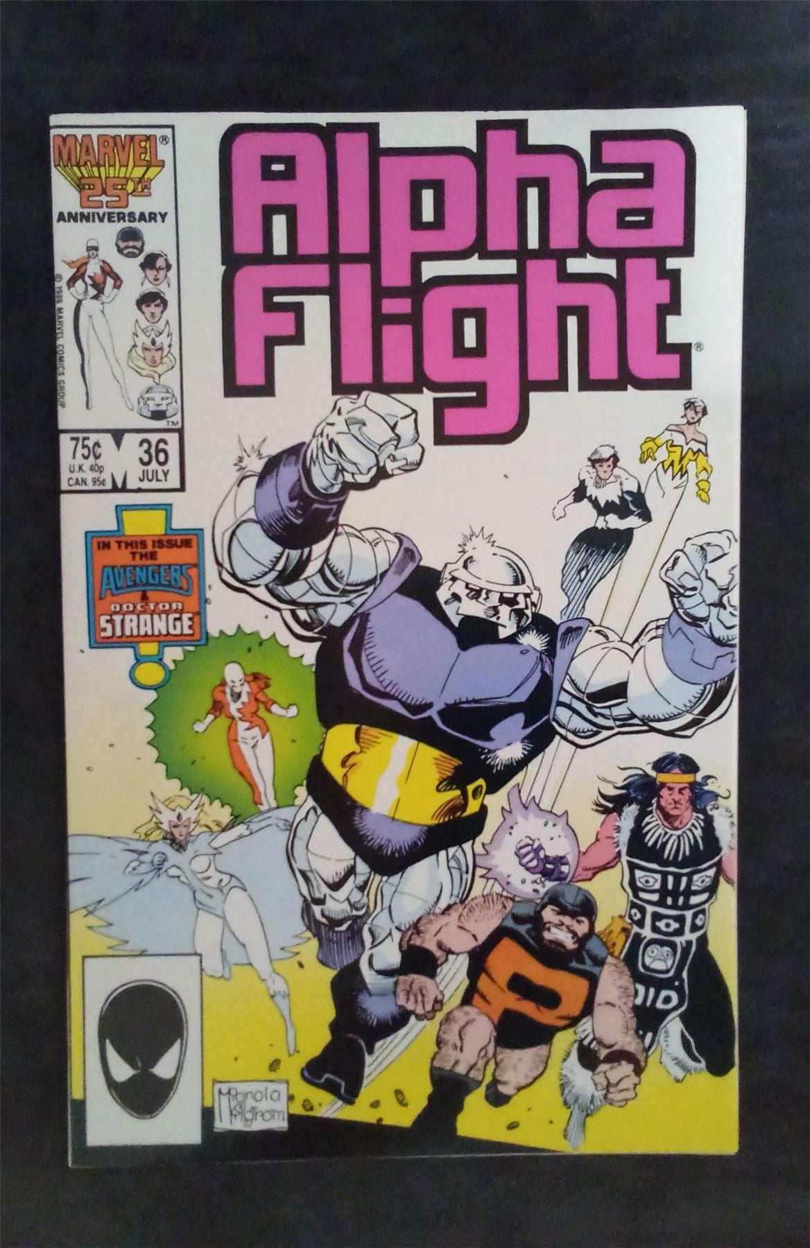 Alpha Flight #36 1986 marvel Comic Book