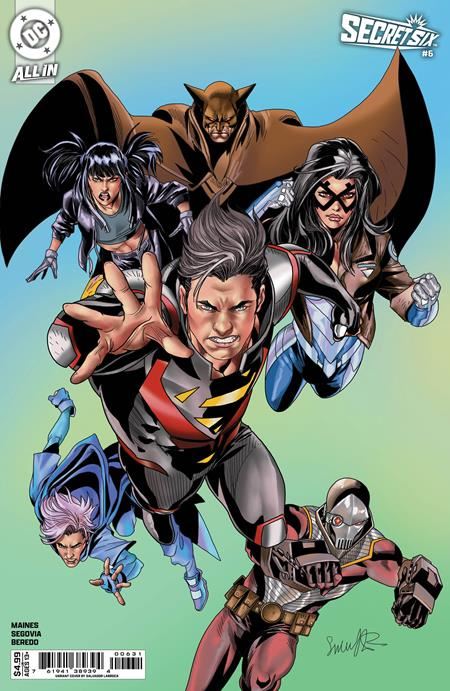 SECRET SIX #6 (OF 6) CVR C SALVADOR LARROCA CARD STOCK VAR  DC Comics Comic Book 2025
