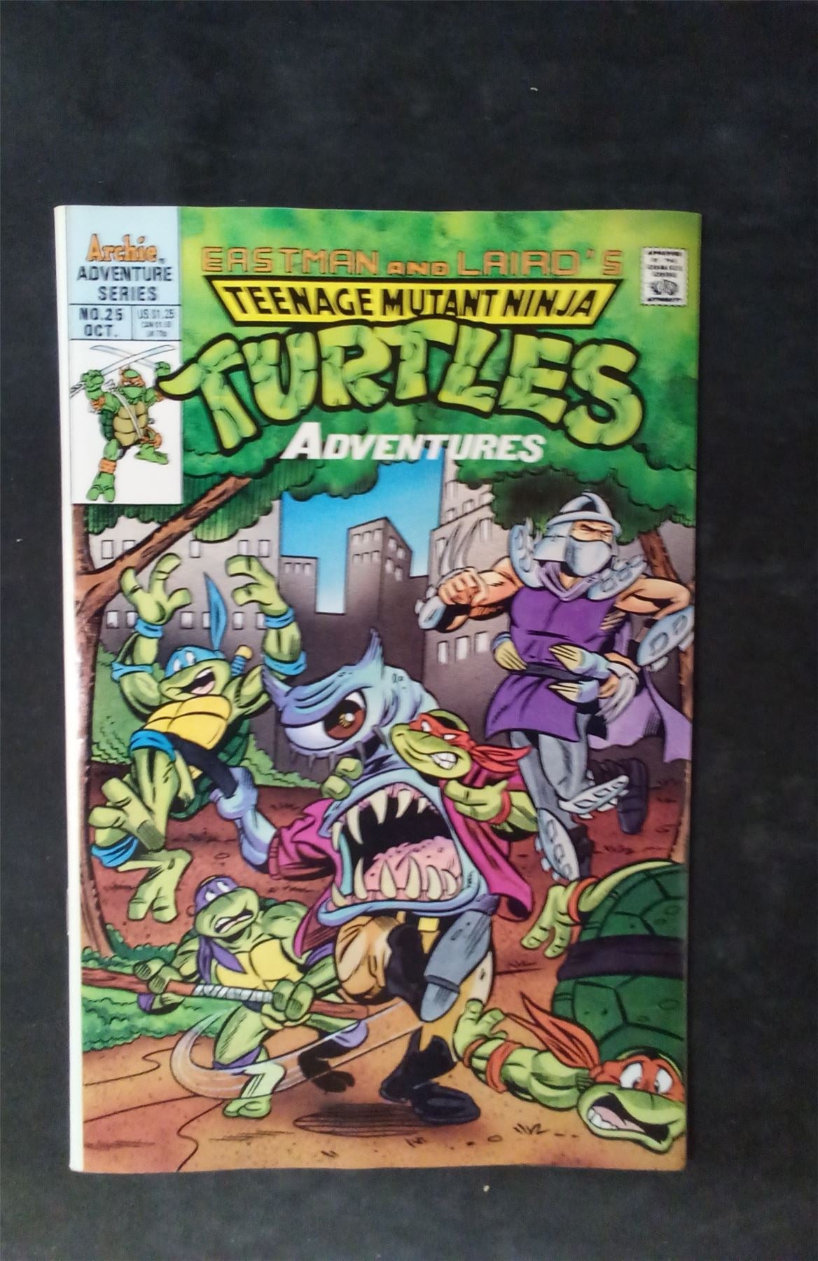 Teenage Mutant Ninja Turtles Adventures #25 1991  Archie Comics Comic Book