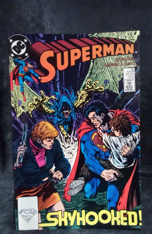 Superman #34 1989 DC Comics Comic Book