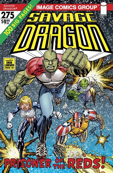 Savage Dragon #275 Cvr B Erik Larsen 70s Trade Dress Var (mr) Image Comics Comic Book