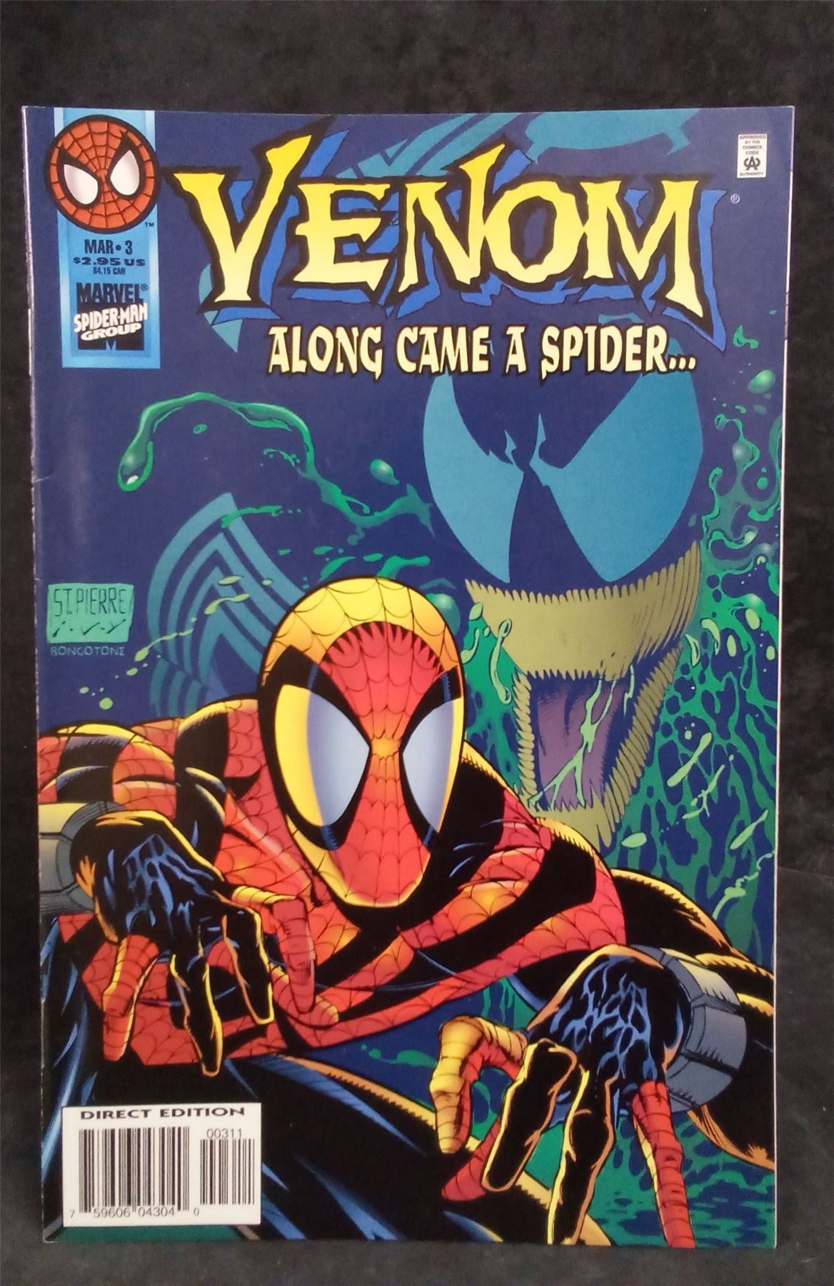 Venom: Along Came A Spider #3 1996 Marvel Comics Comic Book