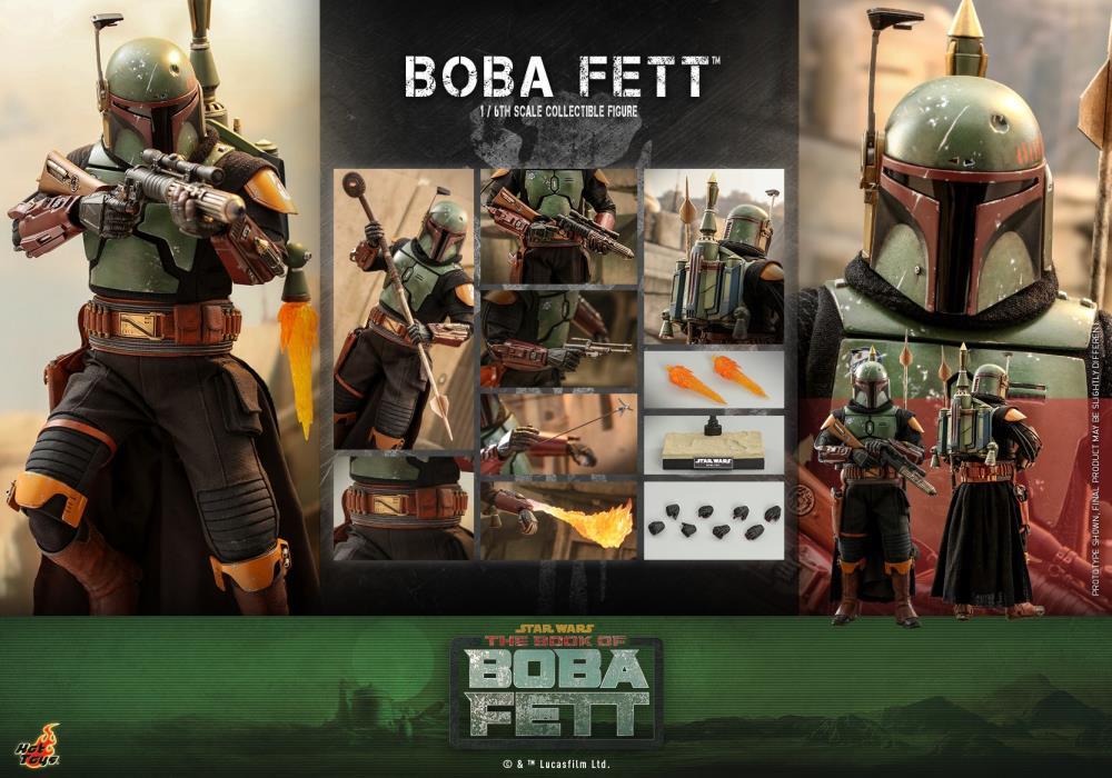 Boba Fett Star Wars Book of Boba Fett 1/6 Scale Figure Hot Toys