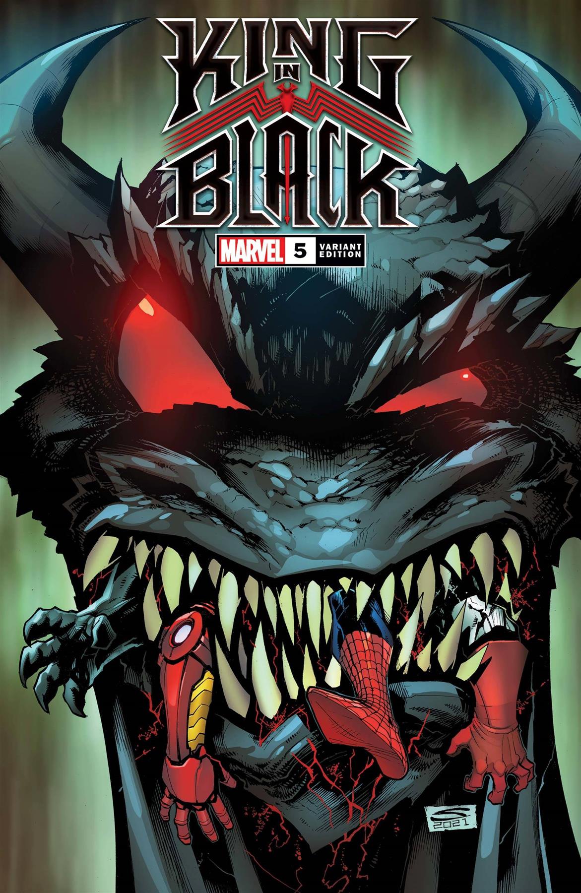 King In Black #5 (Rapoza Dragon Var) 1:50 Marvel Comics Comic Book 2021