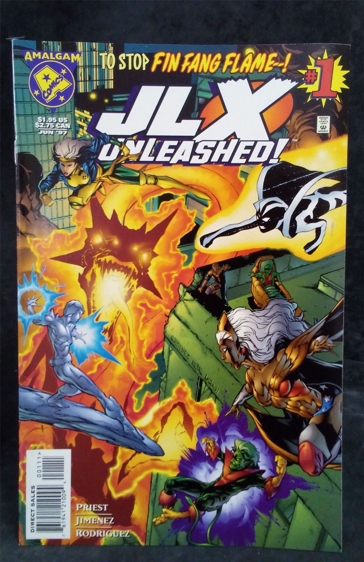 JLX Unleashed #1 (1997) Amalgam Comics Comic Book