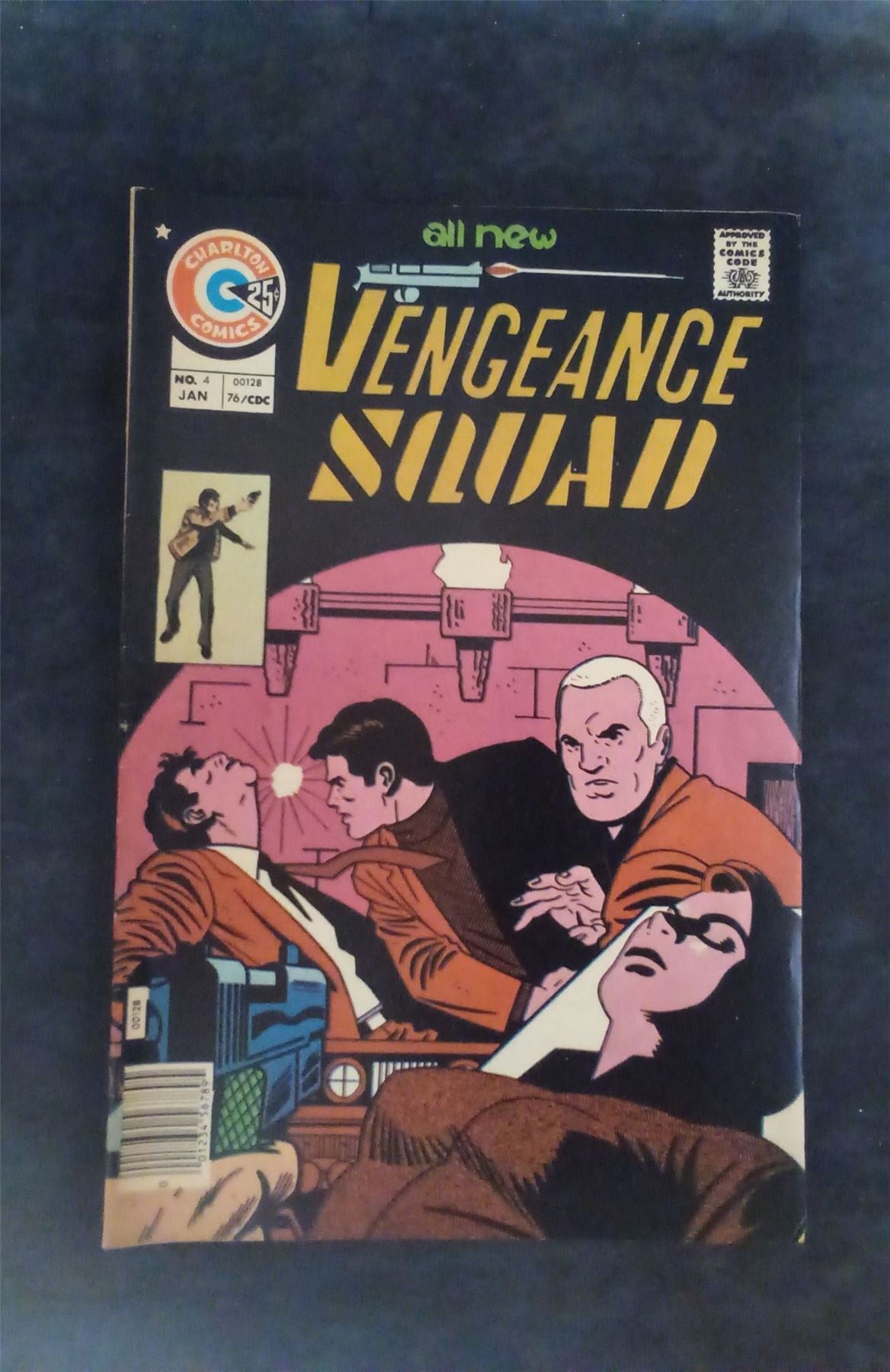 Vengeance Squad #4 1976 charlton Comic Book charlton Comic Book