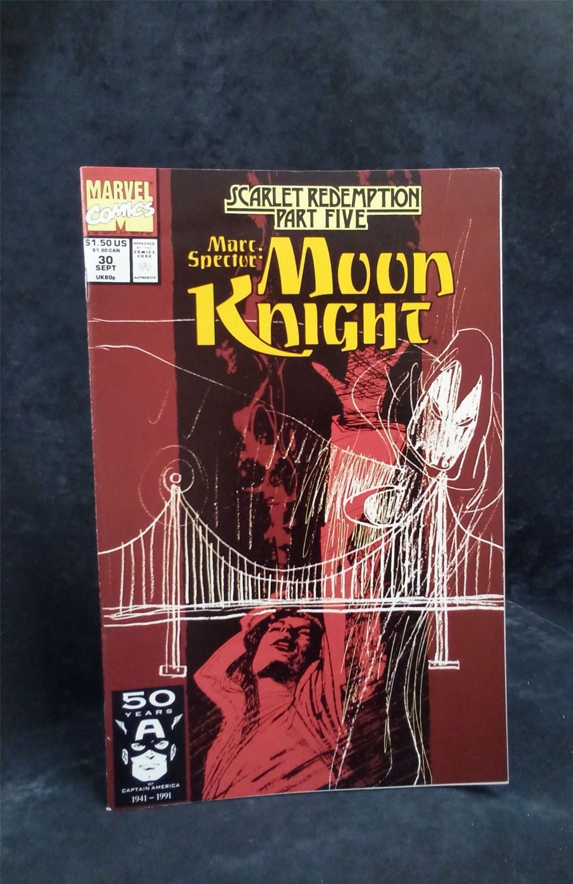 Marc Spector: Moon Knight #30 1991 Marvel Comics Comic Book