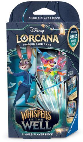 Disney Lorcana Whispers in the Well Judy Hopps/Robin Hood Starter Deck TCG By Ravensburger