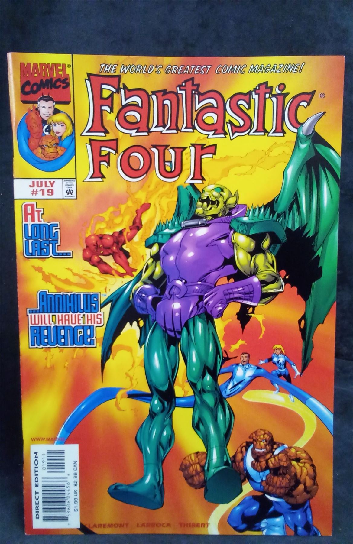 Fantastic Four #19 1999 Marvel Comics Comic Book