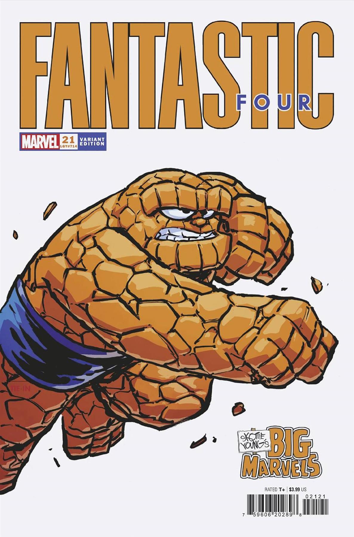 Fantastic Four #21 Skottie Young Big Marvel Var (Skottie Young Big Marvel Var) Marvel Prh Comic Book 2024