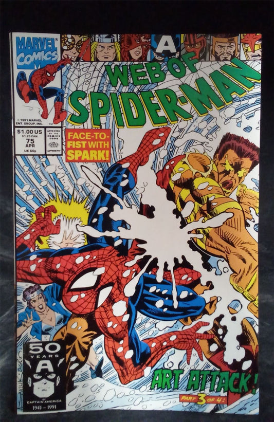 Web of Spider-Man #75 1991 Marvel Comic Book