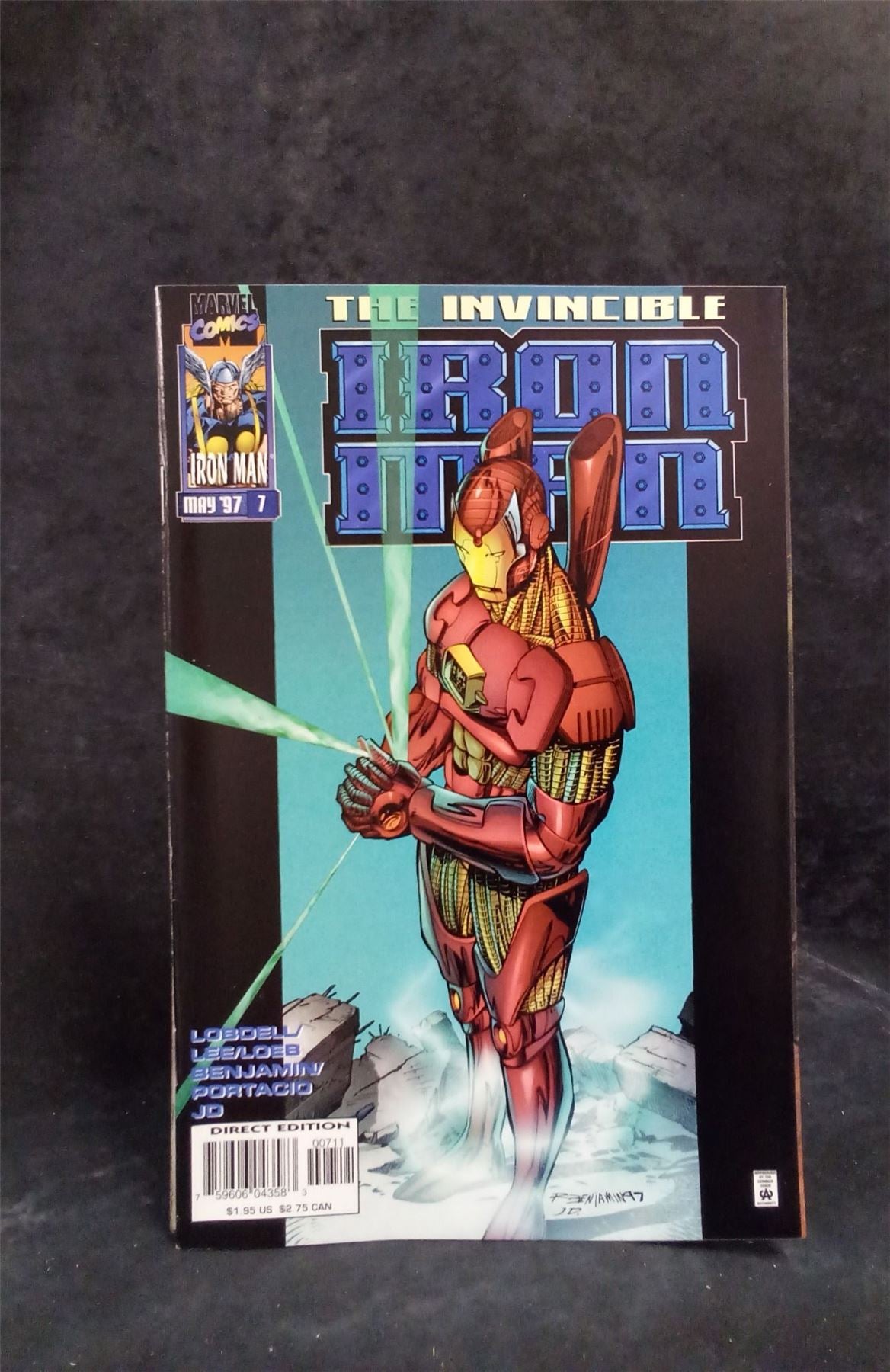 Iron Man #7 Direct Edition 1997 Marvel Comics Comic Book