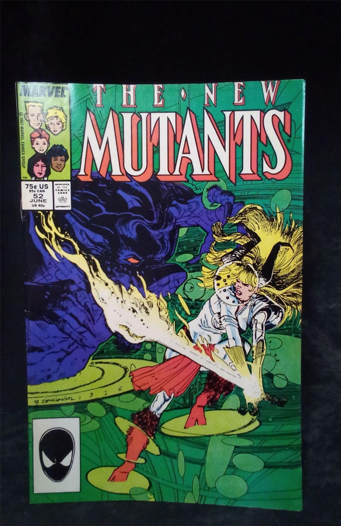 The New Mutants #52 1987 Marvel Comics Comic Book