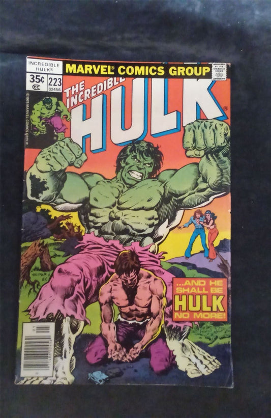 The Incredible Hulk #223 1978 marvel Comic Book