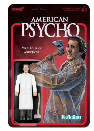 American Psycho ReAction Figures Wave 1 Patrick Bateman (Raincoat) by Super7