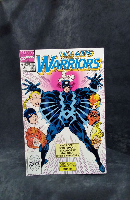The New Warriors #6 1990 Marvel Comics Comic Book