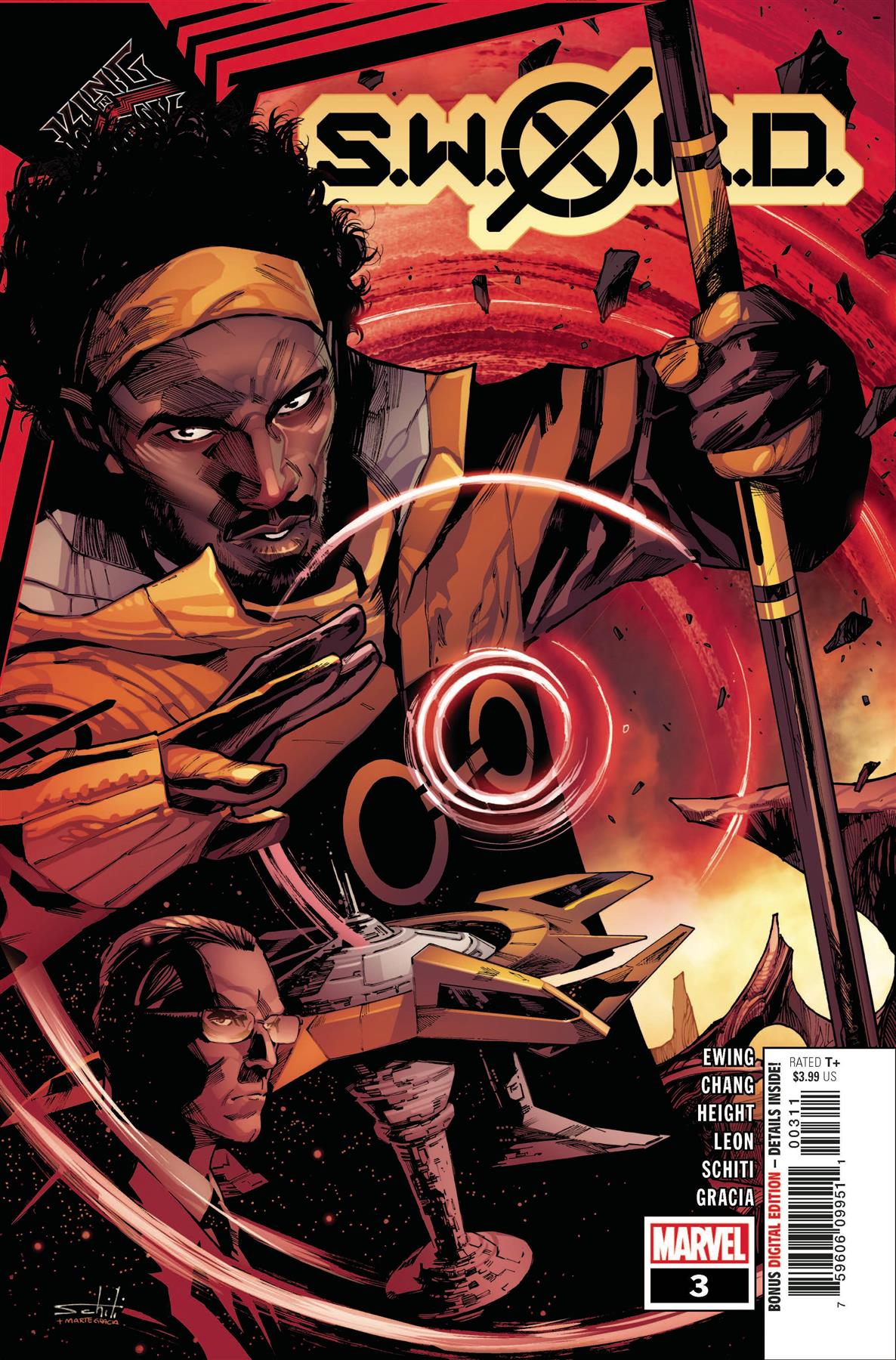 Sword #3 Kib Marvel Comics Comic Book