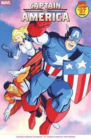 Captain America #6 Tbd Artist Marvel 97 Var (Tbd Artist Marvel 97 Var) Marvel Prh Comic Book 2024