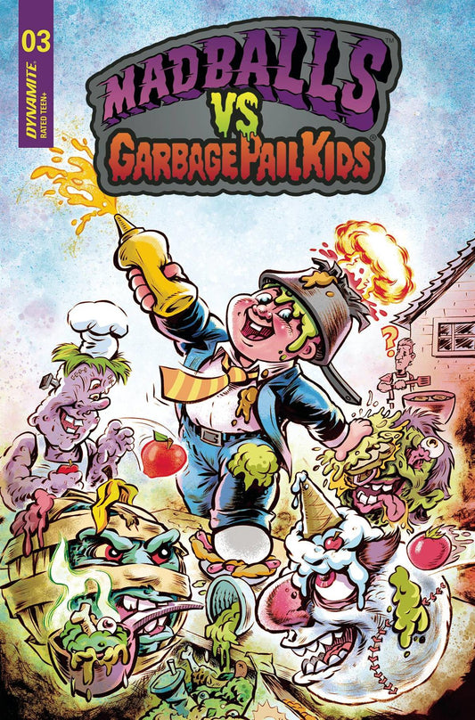 Madballs Vs Garbage Pail Kids #3 Cvr B Crosby Dynamite Comic Book