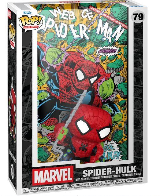 Funko POP Marvel Web of Spider-Man #70 Spider-Hulk Funko Pop! Comic Cover Figure #79 with Case Vinyl Figure