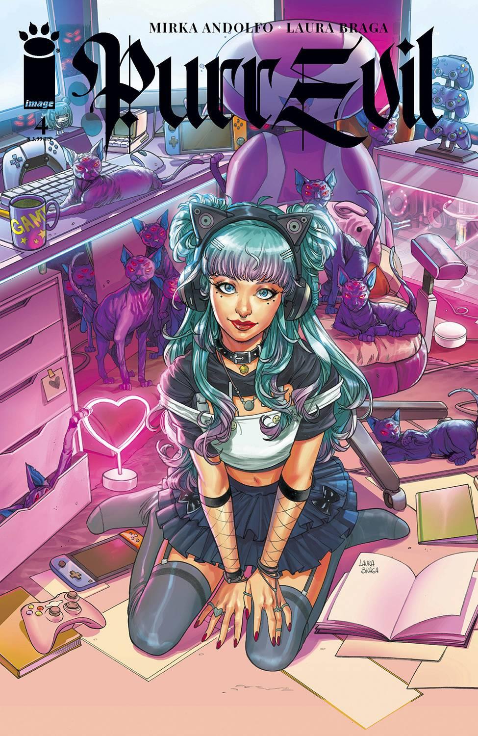 Purr Evil #4 (of 6) Cvr A Braga (mr) Image Comics Buy-sell Comic Book